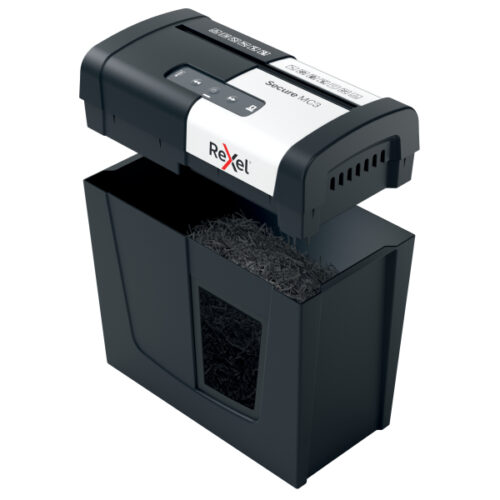 2020128EU_01.jpg Niszczarka Rexel Secure MC3, P5, 3 kartki, 10 l kosz