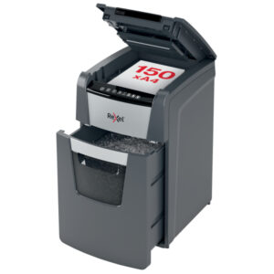 Niszczarka Rexel Optimum AutoFeed+ 150M, P5, 150 kartek, 44 l kosz