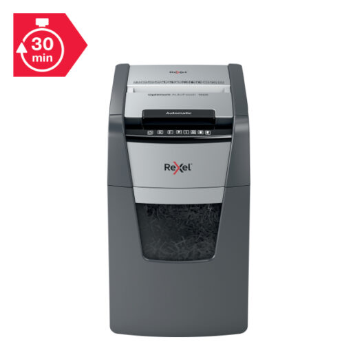 2020150XEU_08.jpg Niszczarka Rexel Optimum AutoFeed+ 150X, P4, 150 kartek, 44 l kosz