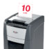 Niszczarka Rexel Optimum AutoFeed+ 225X, P4, 225 kartek, 60 l kosz