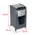 Niszczarka Rexel Optimum AutoFeed+ 300X, P4, 300 kartek, 60 l kosz