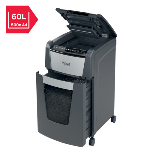 2020300XEU_n_05.jpg Niszczarka Rexel Optimum AutoFeed+ 300X, P4, 300 kartek, 60 l kosz