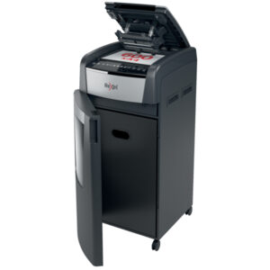 Niszczarka Rexel Optimum AutoFeed+ 600M, P5, 600 kartek, 110 l kosz