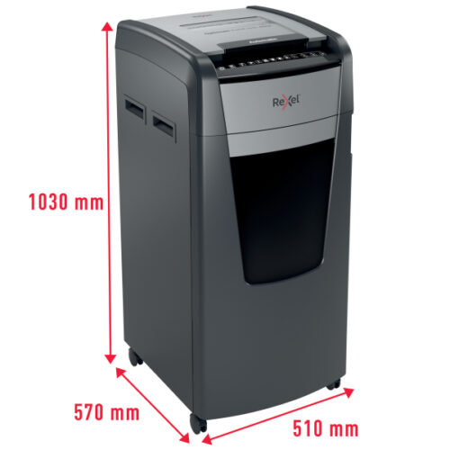 2020600XEU_06.jpg Niszczarka Rexel Optimum AutoFeed+ 600X, P4, 600 kartek, 110 l kosz