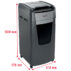 Niszczarka Rexel Optimum AutoFeed+ 600X, P4, 600 kartek, 110 l kosz
