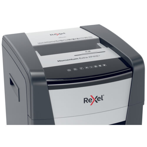 2021418XEU_05.jpg Niszczarka Rexel Momentum Extra XP418+, P4, 18 kartek, 45 l kosz