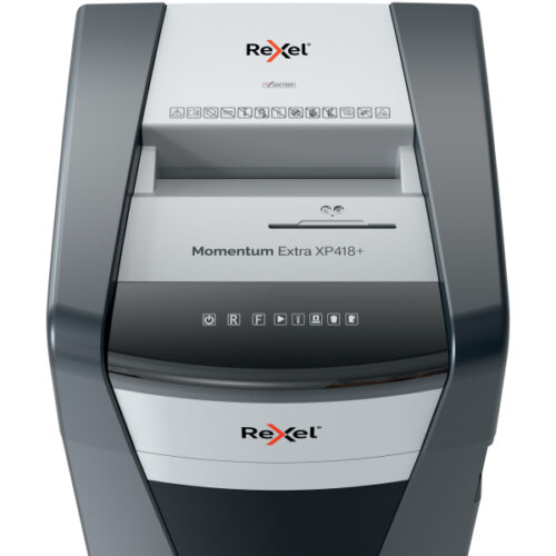 2021418XEU_n_22.jpg Niszczarka Rexel Momentum Extra XP418+, P4, 18 kartek, 45 l kosz