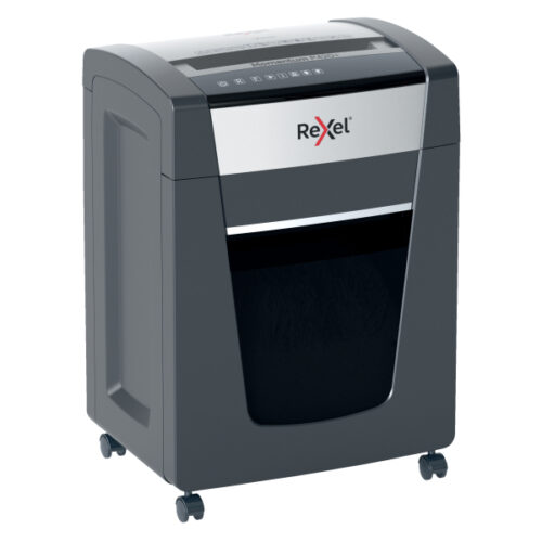 2021420XEU_02.jpg Niszczarka Rexel Momentum P420+, P4, 20 kartek, 30 l kosz