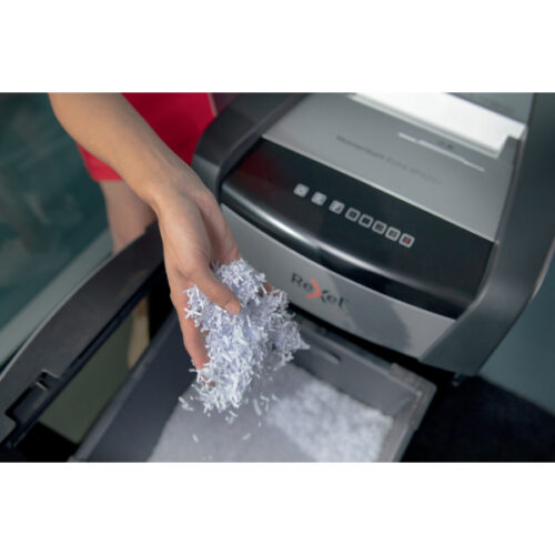 2021420XEU_n_07.jpg Niszczarka Rexel Momentum P420+, P4, 20 kartek, 30 l kosz