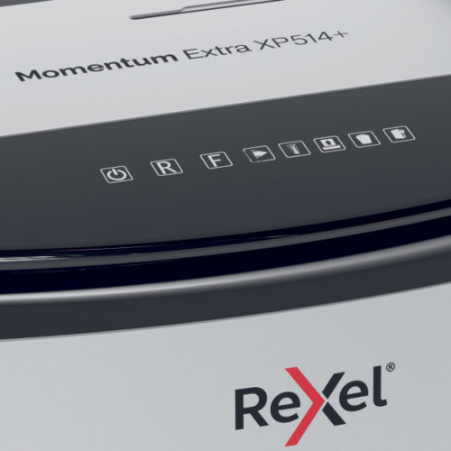 2021514MEU_n_19.jpg Niszczarka Rexel Momentum Extra XP514+, P5, 14 kartek, 60 l kosz