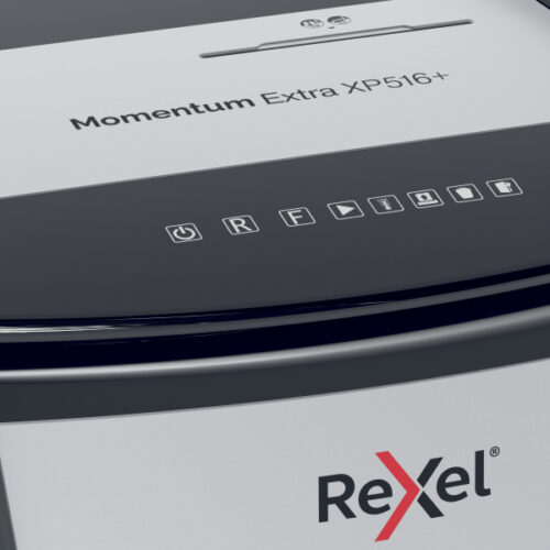2021516MEU_n_20.jpg Niszczarka Rexel Momentum Extra XP516+, P5, 16 kartek, 85 l kosz