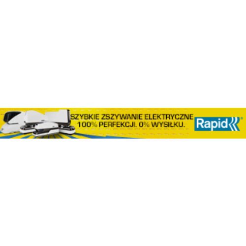 2102351_n_08.jpg Zszywacz elektryczny Rapid Optima 20E, do 20 kartek, na baterię lub zasilacz, biały