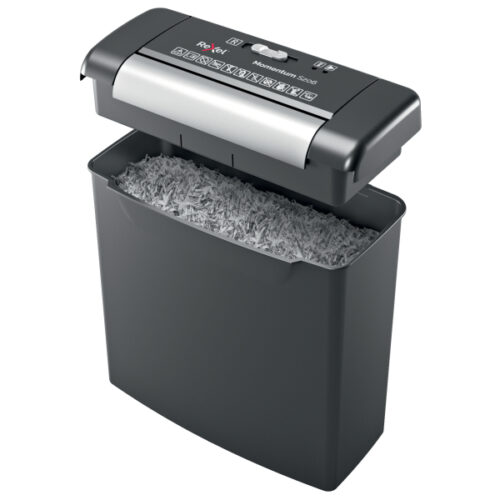 2104568EU_02.jpg Niszczarka Rexel Momentum S206, P2, 6 kartek, 9 l kosz