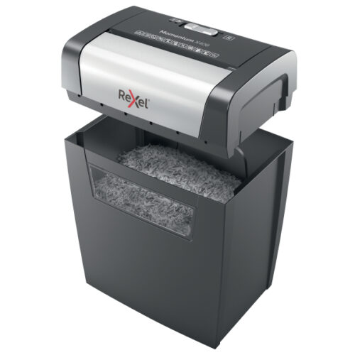 2104569EU_02.jpg Niszczarka Rexel Momentum X406, P4, 6 kartek, 15 l kosz