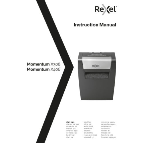 2104569EU_n_08.jpg Niszczarka Rexel Momentum X406, P4, 6 kartek, 15 l kosz