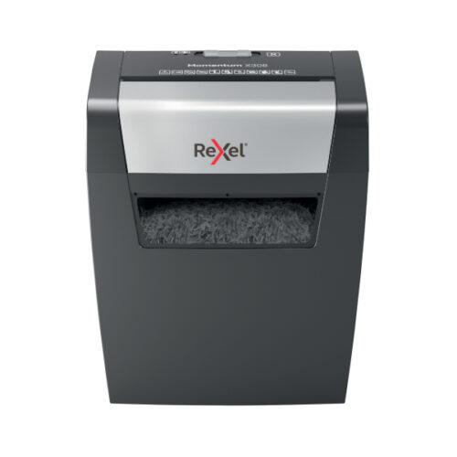 2104570EU_01.jpg Niszczarka Rexel Momentum X308, P3, 8 kartek, 15 l kosz