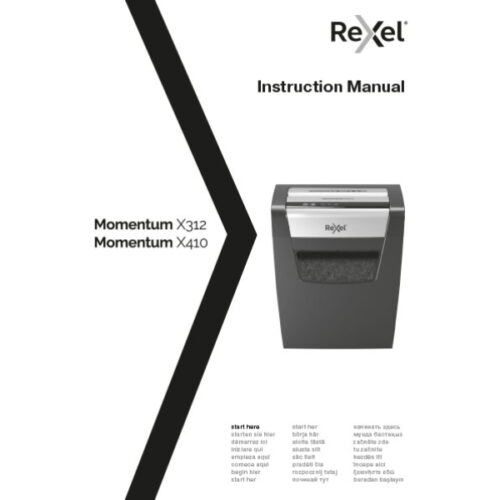 2104571EU_n_15.jpg Niszczarka Rexel Momentum X410, P4, 10 kartek, 23 l kosz