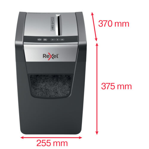 2104573EU_03.jpg Niszczarka Rexel Momentum X410-SL Slimline, P4, 10 kartek, 23 l kosz