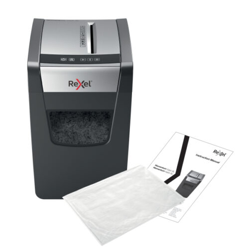 2104573EU_iu_01.jpg Niszczarka Rexel Momentum X410-SL Slimline, P4, 10 kartek, 23 l kosz