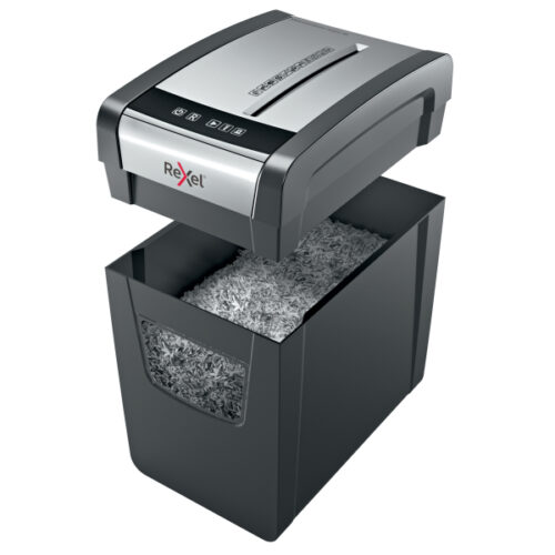 2104574EU_02.jpg Niszczarka Rexel Momentum X312-SL Slimline, P3, 12 kartek, 23 l kosz