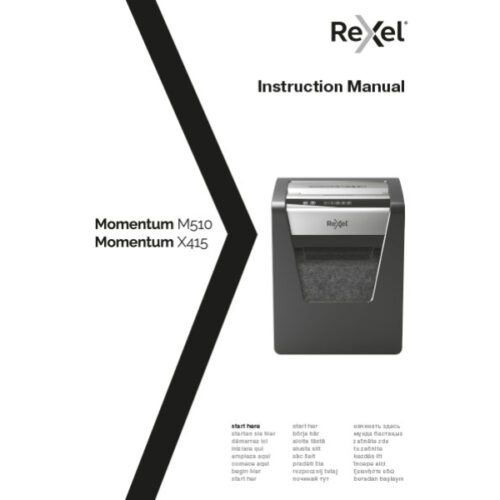2104576EU_n_15.jpg Niszczarka Rexel Momentum X415, P4, 15 kartek, 23 l kosz