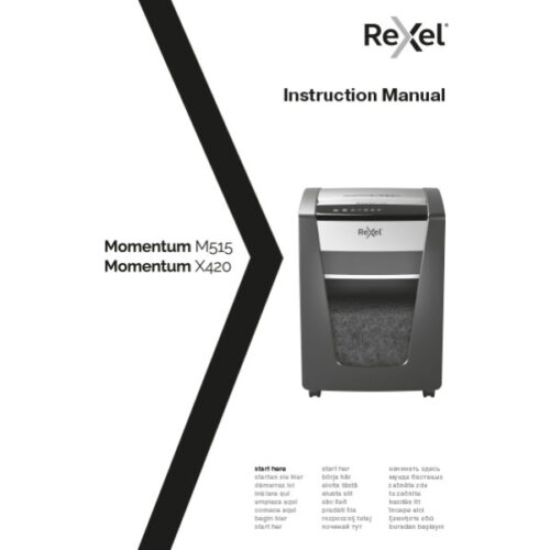 2104577EU_n_08.jpg Niszczarka Rexel Momentum M515, P5, 15 kartek, 30 l kosz