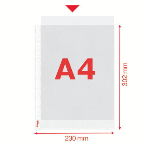 23743_04-2.jpg Koszulki groszkowe Esselte, A4, 30% PP z recyklingu, 115 mic.
