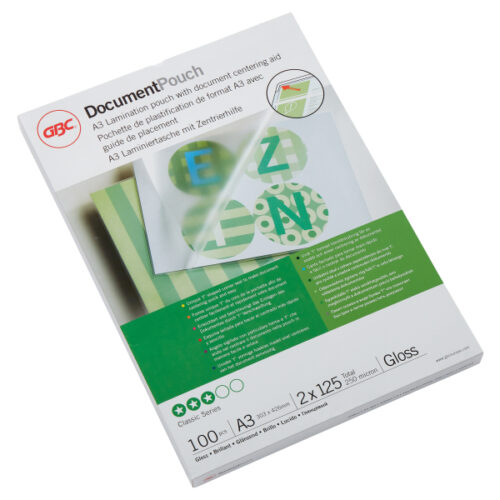 Folia do laminacji GBC Document™, EZ-In, A3, 125 mic.