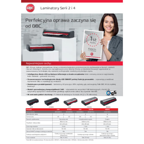 3747348_n_01.jpg Folia do laminacji GBC HighSpeed™, A4, 125mic.