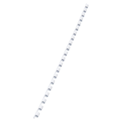 Grzbiety plastikowe GBC Combs, A4, 6 mm, białe