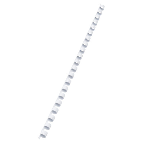 Grzbiety plastikowe GBC Combs, A4, 8 mm, białe