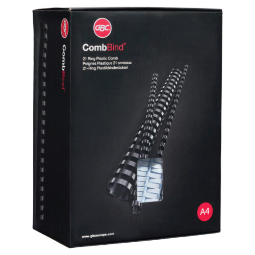 4028203_n_01.jpg Grzbiety plastikowe GBC Combs, A4, 28 mm, białe