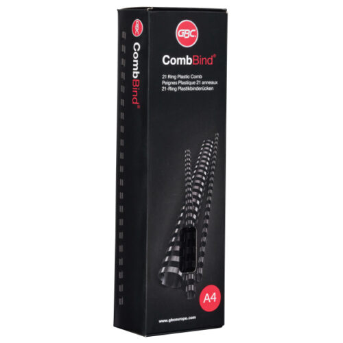4028234_n_02.jpg Grzbiety plastikowe GBC Combs, A4, 8 mm, niebieskie