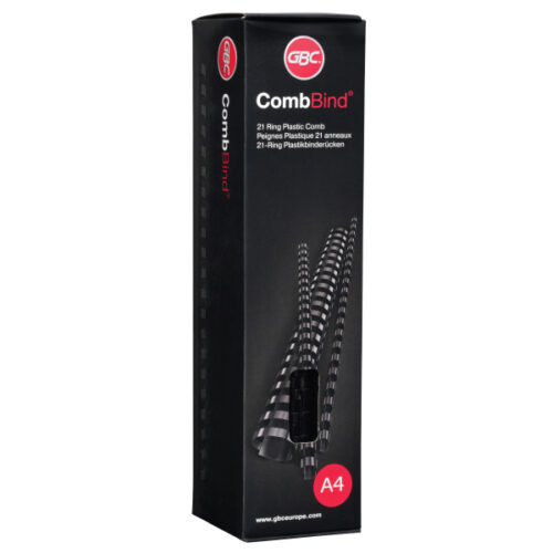 4028235_n_02.jpg Grzbiety plastikowe GBC Combs, A4, 10 mm, niebieskie