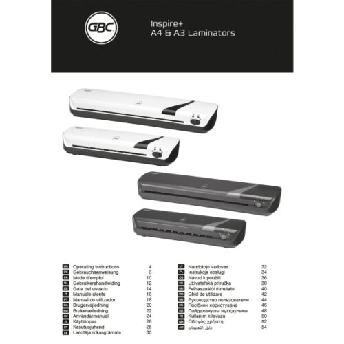 4402075EU_n_01.jpg Laminator GBC Inspire+ A4 czarny