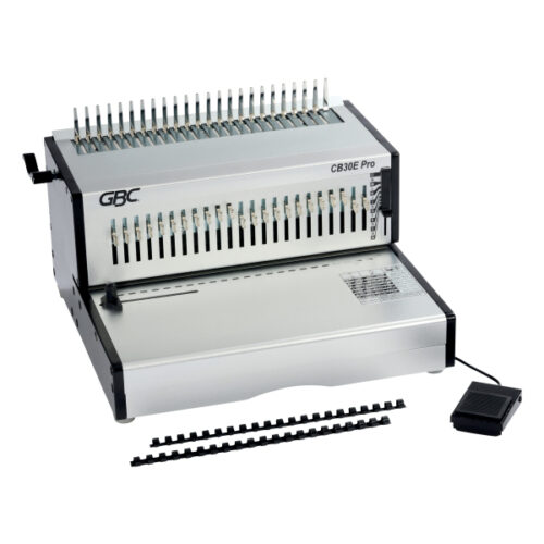 4410045_01.jpg Bindownica profesjonalna grzbietowa elektryczna GBC CB30E Pro, dziurkowanie 30, bindowanie 500 kartek