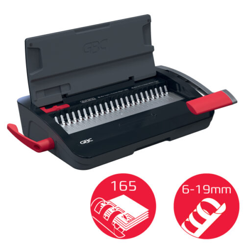 4410060_02.jpg Bindownica grzebieniowa GBC CombBind® CB12, dziurkowanie 12, bindowanie 165 kartek