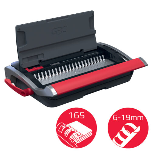 4410061_02.jpg Bindownica grzebieniowa GBC CombBind® CB15, dziurkowanie 15, bindowanie 165 kartek