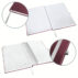 Notatnik w twardej oprawie Leitz Style A4, w kratkę, ciemnoczerwony