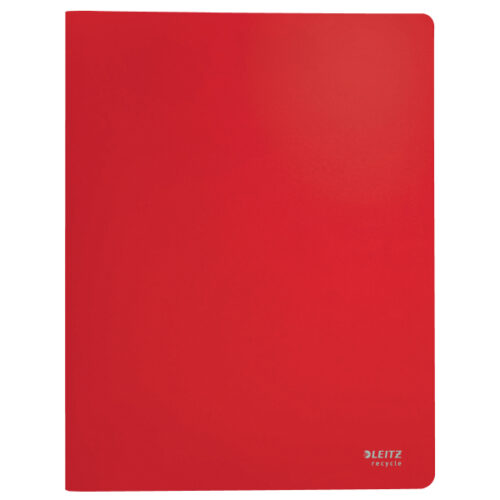 46760025.jpg Album ofertowy Recycle A4 PP 20 koszulek, czerwony