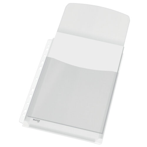 47573003_07-2.jpg Poszerzane koszulki Leitz, z klapką, A4, 48% PCV z recyklingu, 170 mic.