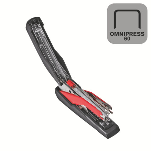 5000553_03.jpg Zszywacz Rapid Supreme Omnipress SO60 czarno-czerwony, 5 lat gwarancji, 60 kartek
