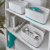 MyBox Organizer mały z uchwytem Leitz WOW dwukolorowy, biały