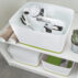 MyBox Organizer mały z uchwytem Leitz WOW dwukolorowy, biały