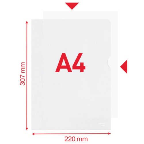 54832_04-1.jpg Ofertówki groszkowe Esselte, A4, 30% PP z recyklingu, 115 mic., przezroczysty