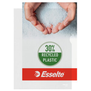Ofertówki groszkowe Esselte, A4, 30% PP z recyklingu, 85 mic.