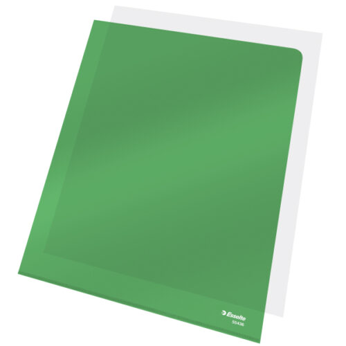 55436_05-1.jpg Ofertówki krystaliczne Esselte, A4, sztywne, 150 mic., zielony