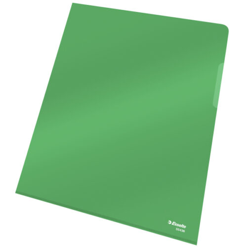 55436_iu_01-1.jpg Ofertówki krystaliczne Esselte, A4, sztywne, 150 mic., zielony