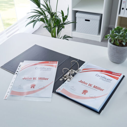 56093_03-2.jpg Koszulki krystaliczne Esselte, A4, 105 mic.