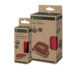 Mini zszywacz NeXXt Recycle, 10 kartek, 3 lata gwarancji, czerwony